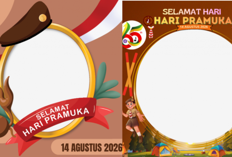 50 Link Twibbon Hari Pramuka 2026 Gratis dan Terbaru Lengkap Ucapan, Bagikan ke Medsos