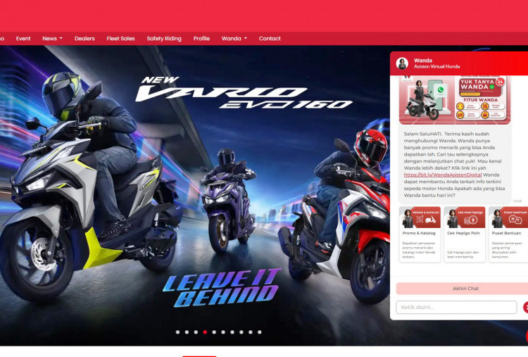 Aplikasi Wanda Bikin Pemilik Motor Honda Tak Lagi Repot Cari Informasi