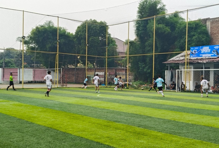Serunya Fin Press Mini Soccer Cup 2026, Direktur Keuangan Disway: Jaga Sportifitas!