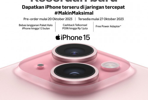 Telkomsel Tawarkan Bundling Pembelian iPhone 15 Series, Begini Cara Pesannya