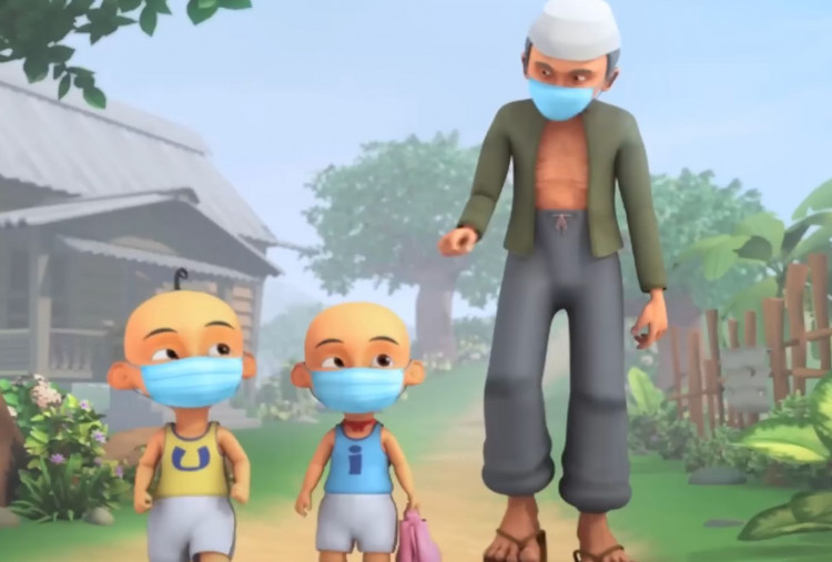 Upin dan Ipin Sentil Kebakaran Hutan Indonesia, Serukan Asia Tenggara Bebas Jerebu