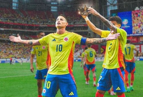  James Rodriguez Bersinar di Copa America, Bawa Kolombia ke Semifinal!