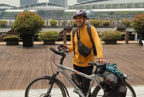 Warga Cilegon Ini Pergi Haji Dengan Gowes Sepeda 