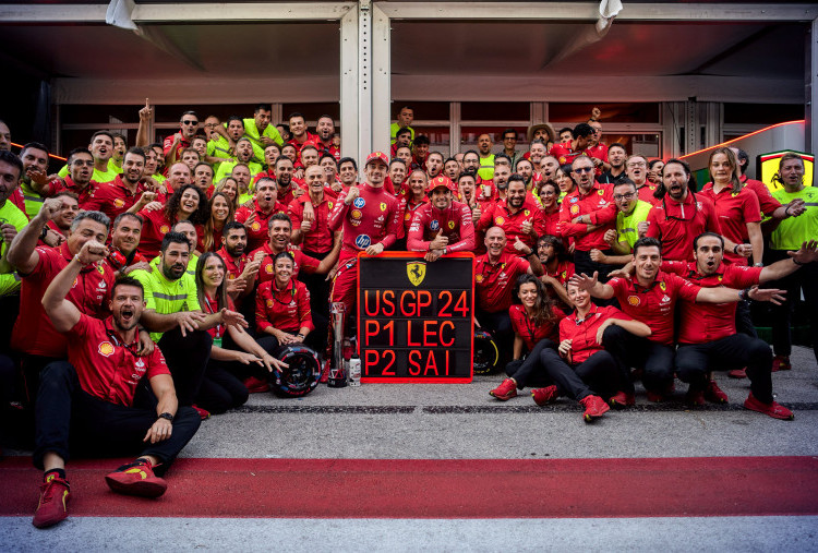 Finis 1-2 di GP Las Vegas, Leclerc Optimistis Ferrari Masih Mampu Kejar Juara Dunia