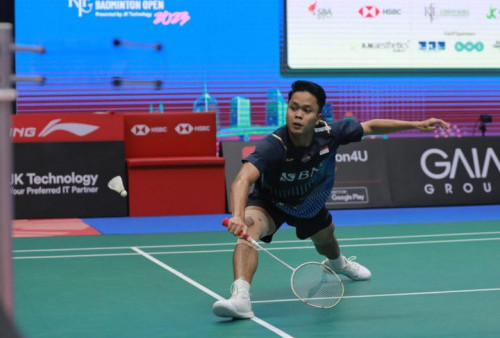 Hadapi Kunlavut Vitidsarn di Semifinal Singapore Open, Ginting Waspadai Kepintaran Lawan