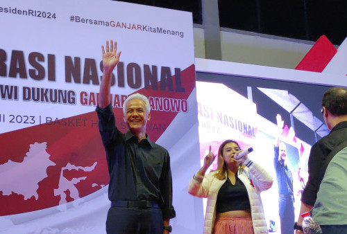 Ganjar Pranowo Hadiri Deklarasi Nasional Relawan Jokowi