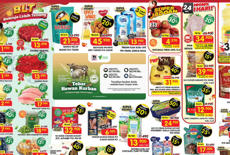 Promo JSM Superindo Minggu Ini Terbaru 23-25 Mei 2025, Daging Sapi Rp13 Ribuan