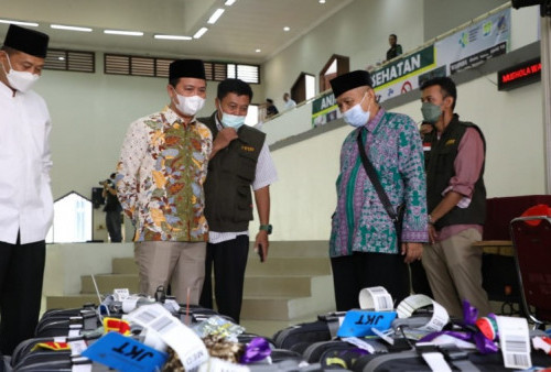 Asrama Haji Pondok Gede Kedatangan Jemaah, Kloter Pertama Embarkasi Jakarta Diberangkatkan Besok