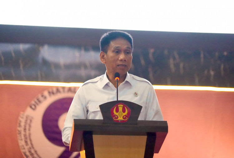 Wamendagri Wiyagus Titip 4 Pesan ke Mahasiswa Untad, Dorong Percepatan Penuntasan TB di Sulteng