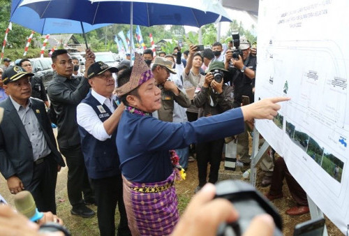 Herman Deru Bangun Jalur Evakuasi Bencana di Tanjung Sakti Lahat