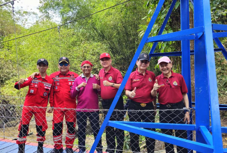 Vertical Rescue Indonesia Resmikan Jembatan Gantung ke-221, Sumbangan PSMTI dan Teguh Kinarto