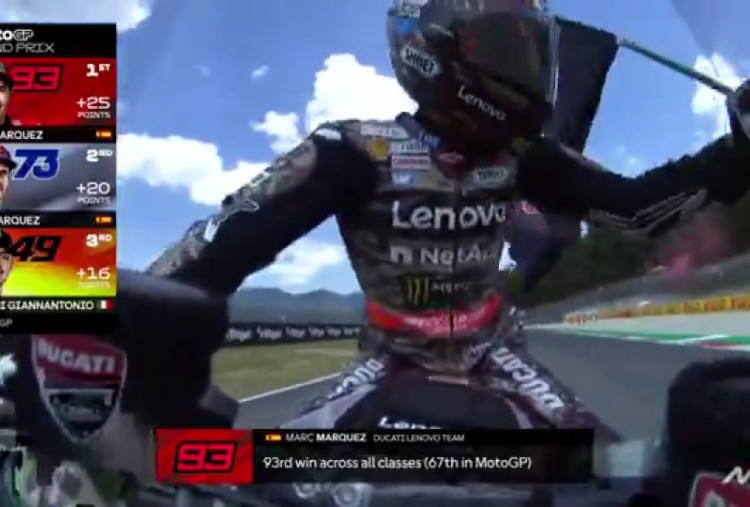 Kemenangan Spesial Marc Marquez di Rumah Ducati, Mugello Milik Si Merah!
