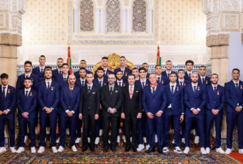 Sukses di Piala Dunia 2022, Pelatih dan Pemain Maroko Dapatkan Penghargaan dari Kerajaan