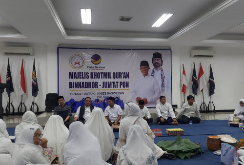 Bareng Gus Mahasin, NasDem Jatim Tirakat Menangkan Anies di Pilpres 2024