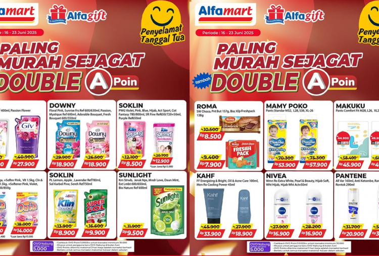 Promo Alfamart Terbaru Pekan Ini 23-29 Juni 2025, Borong Soklin Pewangi Cuma Rp8 Ribuan!