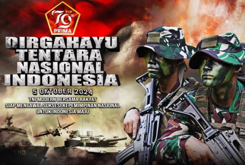 HUT TNI 5 Oktober: Sejarah, Tugas, dan Tema HUT Tentara Nasional Indonesia ke-79