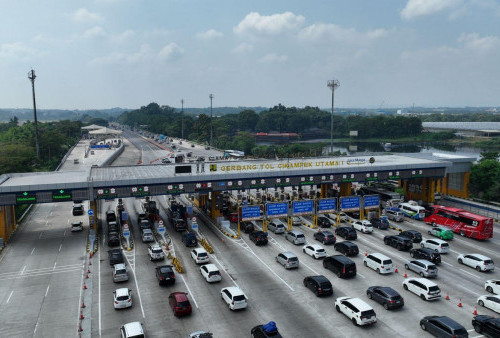 436 Ribu Kendaraan Tinggalkan Jakarta Melalui GT Cikampek Utama H-2 Lebaran 2024