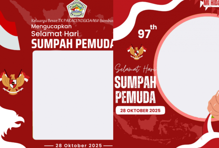 50 Link Twibbon Hari Sumpah Pemuda 2025 Gratis Lengkap Ucapan, Yuk Pakai Buat Foto di Profil Medsos