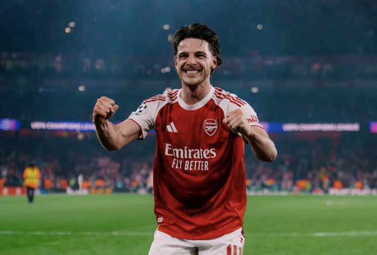 Arsenal Butuh 3 Poin Juara Liga Inggris 2025/2026 Bikin Manchester City Tertekan, Declan Rice Emosional!