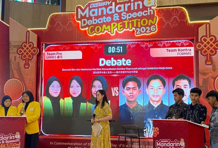Disway Mandarin Debate and Speech 2026, Sang Jawara UNNES Libas Tema Maritim