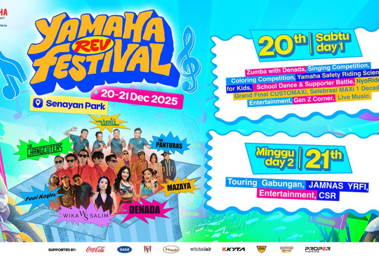 Gaspol Akhir Tahun! Yamaha Rev Festival Sambangi Senayan Park, Bergoyang Bersama Artis Ibukota