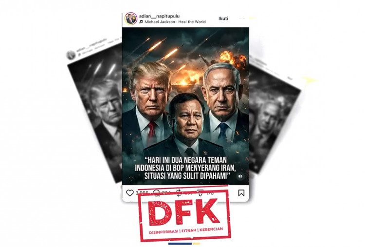 Beredar Narasi BoP Terlibat Konflik AS-Israel dengan Iran, Hasil Cek Fakta: Konten DFK