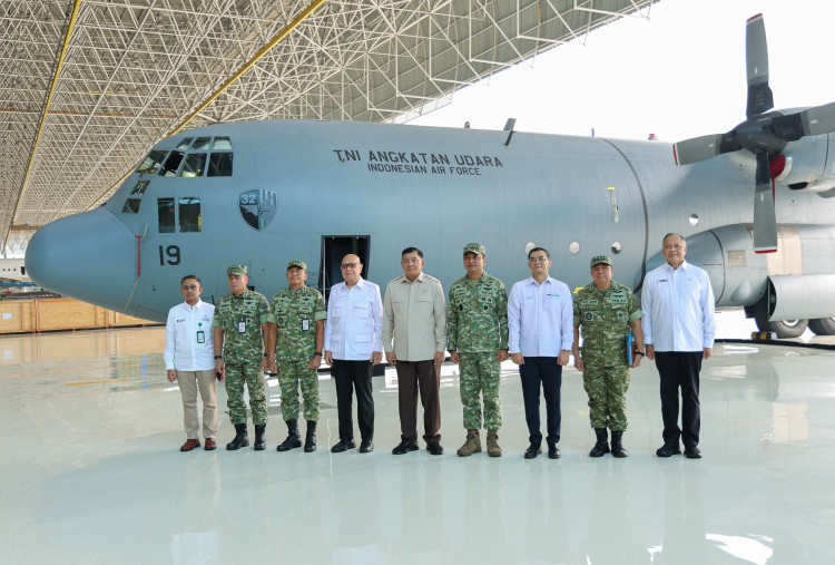 Menhan Sjafrie Terima Hercules C-130H Hasil Modernisasi GMF: Langkah Awal Penguasaan Teknologi 