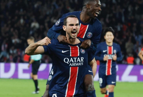 PSG vs Brest 3-1, Gol Comeback Ousmane Dembele dan Fabian Ruiz Kukuhkan Dominasi Les Parisiens