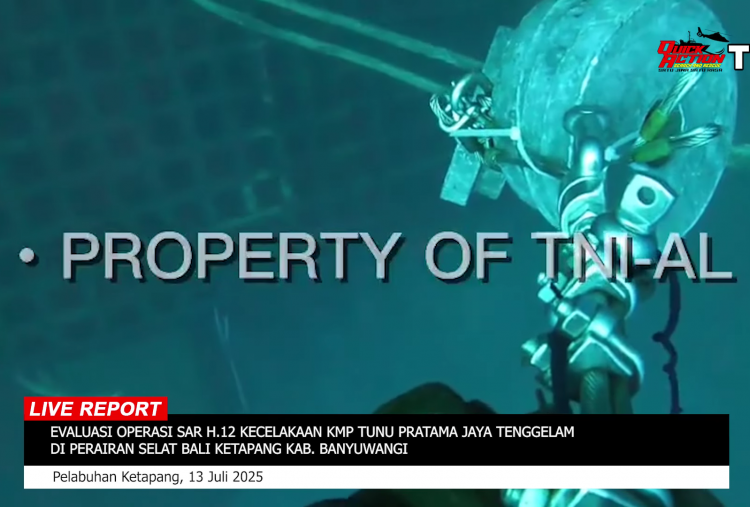 Operasi SAR Hari ke-12, Tim Tandai Posisi Tenggelam KMP Tunu Pratama Jaya