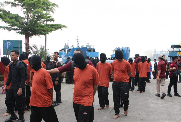 48 Narapidana dari 7 Lapas Jawa Timur Dipindah ke Nusakambangan, Mayoritas Kasus Narkoba!