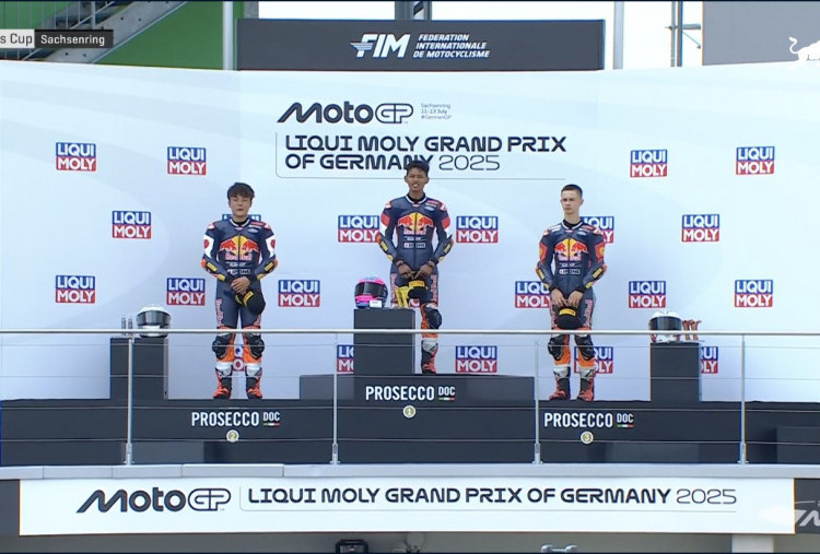 Red Bull Rookie Cup: Veda Ega Juara di Race 2 Sachsenring, Langsung Aura Farming 