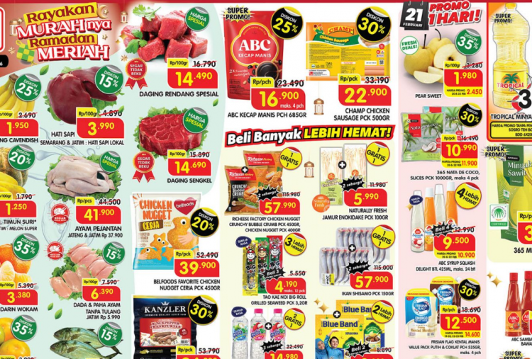 Promo JSM Superindo Minggu Ini 20-22 Februari 2026, Sambut Ramadhan Daging Rendang dan Sengkel Rp14 Ribuan