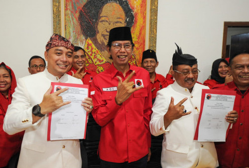Ronde Dua! Eri Cahyadi dan Armuji Resmi Daftarkan Diri Dalam Pilwali Surabaya 2024
