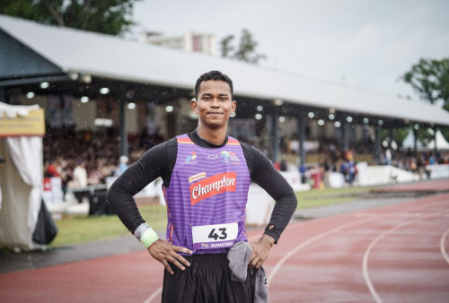 Wakil Sumatera Juanda Kristian Hutagaol Juara Tolak Peluru Energen Champion SAC Indonesia 2023 National Championship
