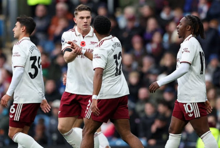 Burnley vs Arsenal 0-2, The Gunners Catat 7 Kemenangan Beruntun Tanpa Kebobolan