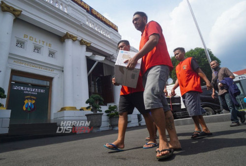 Polrestabes Surabaya Ringkus Pelaku Pembobol Gudang Masker