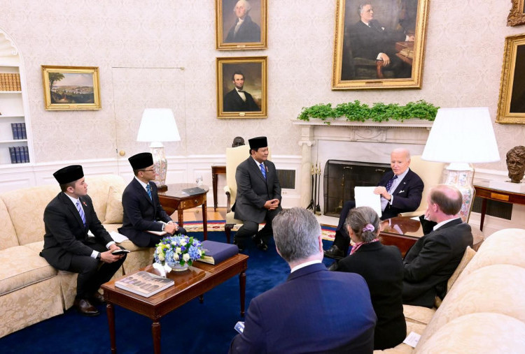 Joe Biden Sambut Prabowo di Gedung Putih, Sepakat Perkuat Hubungan Indonesia-AS