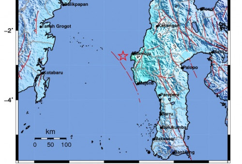 Gempa 5,8 SR Guncang Mamuju, Kantor Gubernur Sulawesi Barat Rusak 