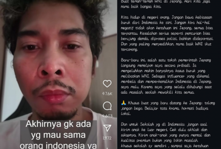 Perilaku Buruk Jadi Sorotan, Kesempatan Kerja WNI di Jepang Terancam Ditutup