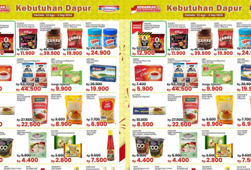 Katalog Promo Indomaret Hari ini 29 Agustus 2024, Spesial Akhir Bulan Aneka Kebutuhan Dapur Mulai Rp5 Ribuan