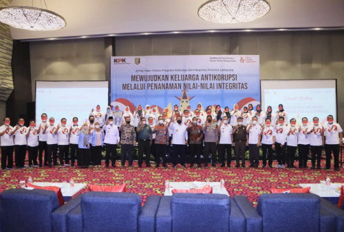 Pejabat Eselon 2 Pemprov Lampung Ikut Bimtek Antikorupsi, Wujudkan Keluarga Berintegritas