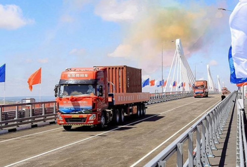 Hubungan Rusia Tiongkok Makin Kuat dengan Dibukanya Jembatan Perbatasan Antara Dua Negara