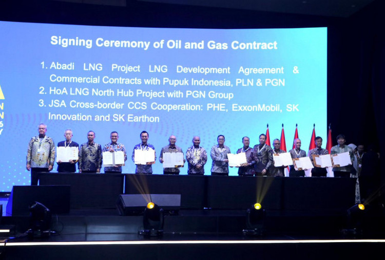 PHE, ExxonMobil, SK Innovation dan SK Earthon Teken Kesepakatan Studi Bersama Proyek CCS Indonesia-Korsel