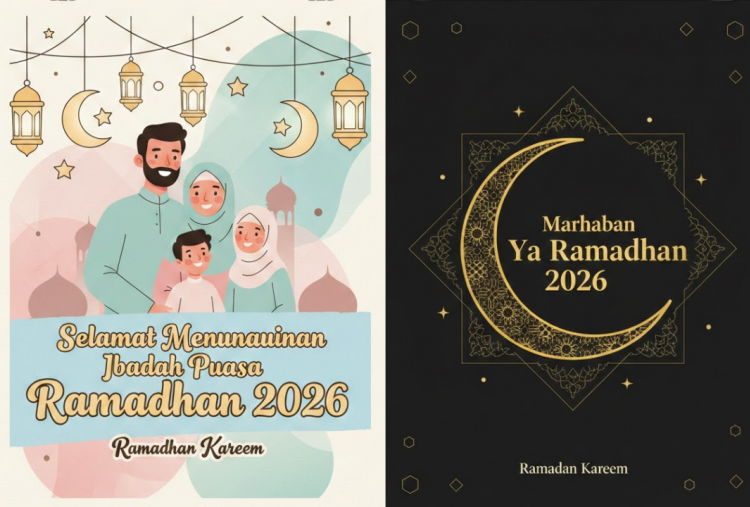 10 Prompt Gemini AI Buat Poster Menyambut Ramadhan 2026, Cuma Salin Teks Ini Hasil Langsung Jadi