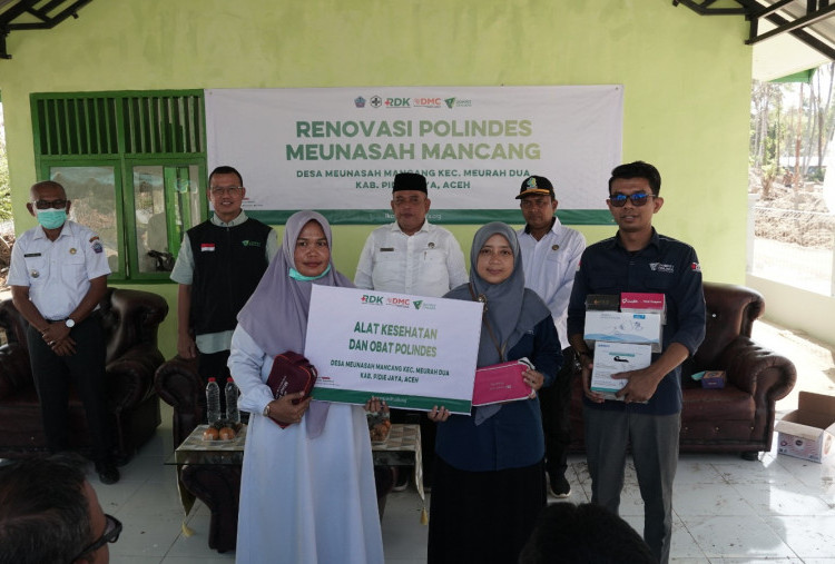 Dompet Dhuafa Bersama Pemerintah Pulihkan Polindes Guna Tunjang Kesehatan Penyintas Banjir