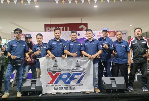 Komunitas Bikers YRFI Tangerang Raya Bagi-bagi Parcel Ramadan Buat Anak Yatim