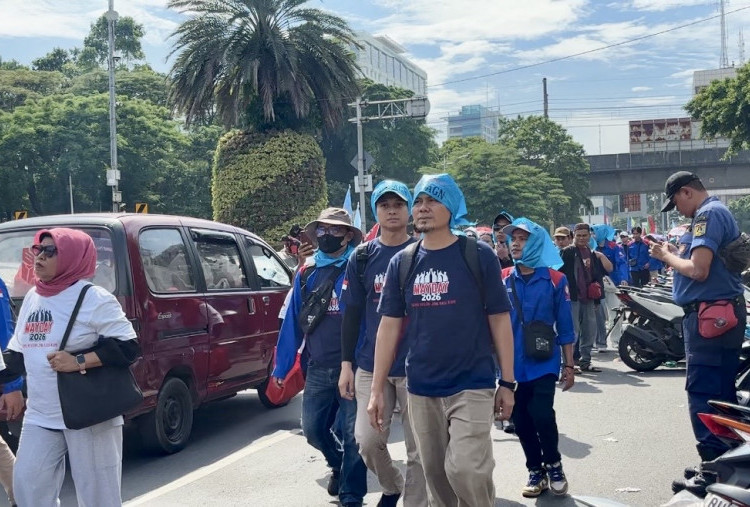 Cerita Buruh Cilacap yang Baru Pertama Kali Rasakan Aksi May Day di Monas