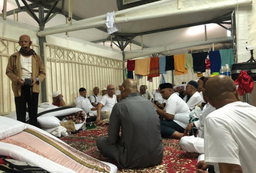 100 Jemaah Haji Asal Lahat Ikuti Bimsik di Tenda Mina