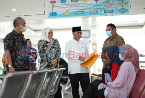 Pj Bupati Apriyadi Datangi Disdukcapil dan RSUD Sekayu