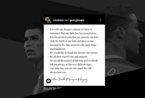 Ronaldo berduka, Bayi Kembar yang Baru Dilahirkan Kekasihnya Georgina Rodriguez Meninggal 